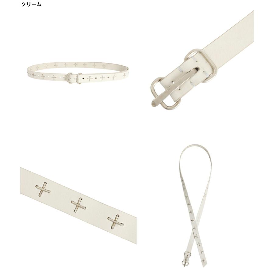m.a+（エムエークロス） ： “+“ studded double oval buckle med