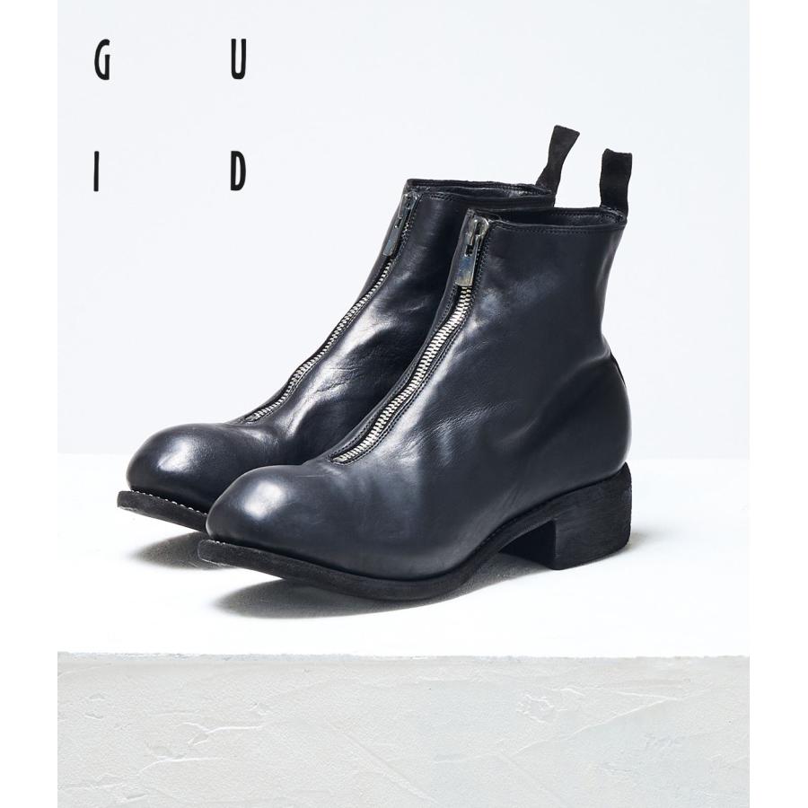 GUIDI（グイディ） ： PL1 FRONT ZIP BOOTS HORSE FULL GRAIN ： PL1