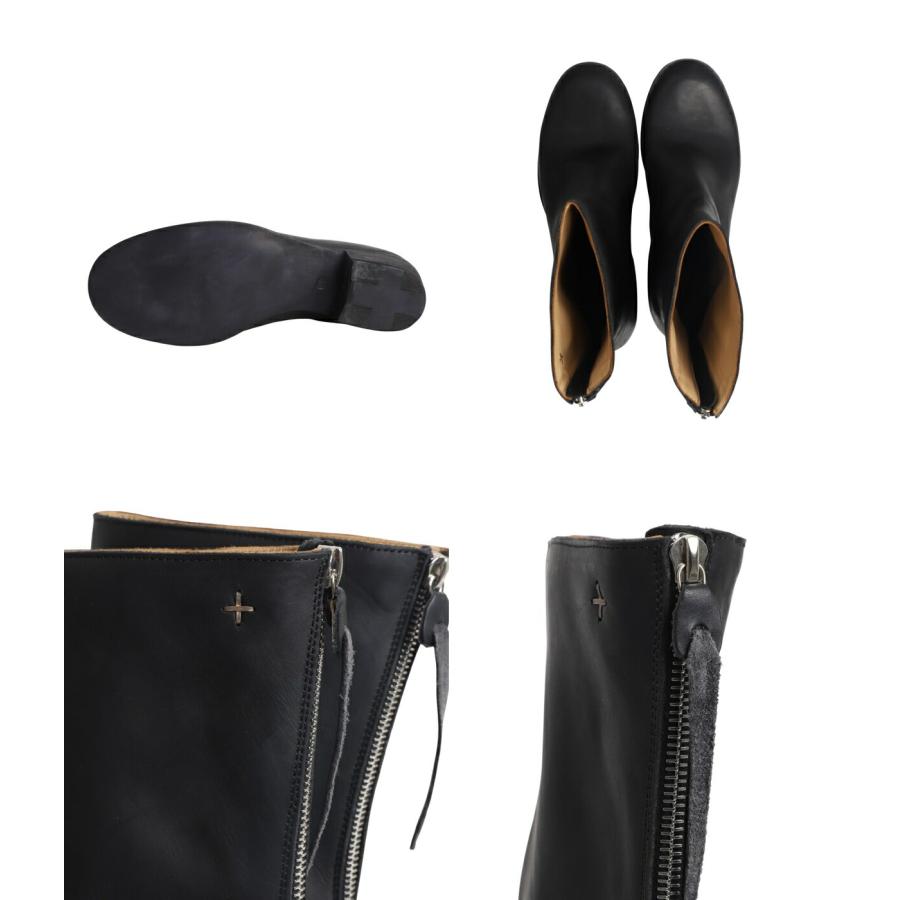 m.a+（エムエークロス） ： wo. back zipped tall boot w/heel