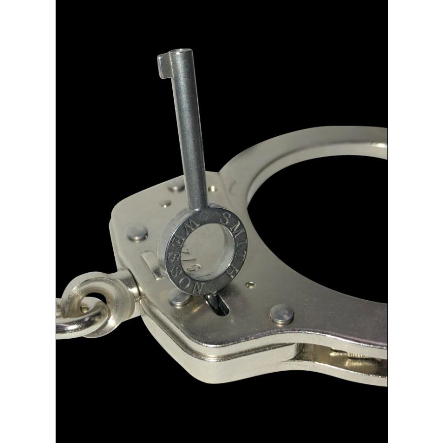 スミス&ウェッソン S&W ハンドカフ 手錠 ニッケル M-100-1 メール便