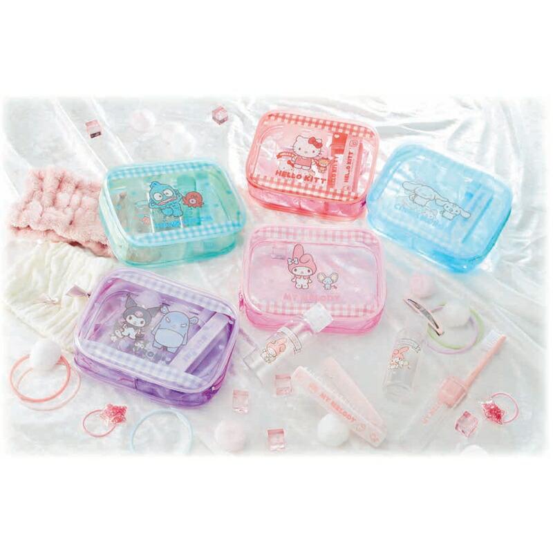 スケーター 1~7営業日出荷 トラベルセット 歯ブラシ クシ クリアボトル