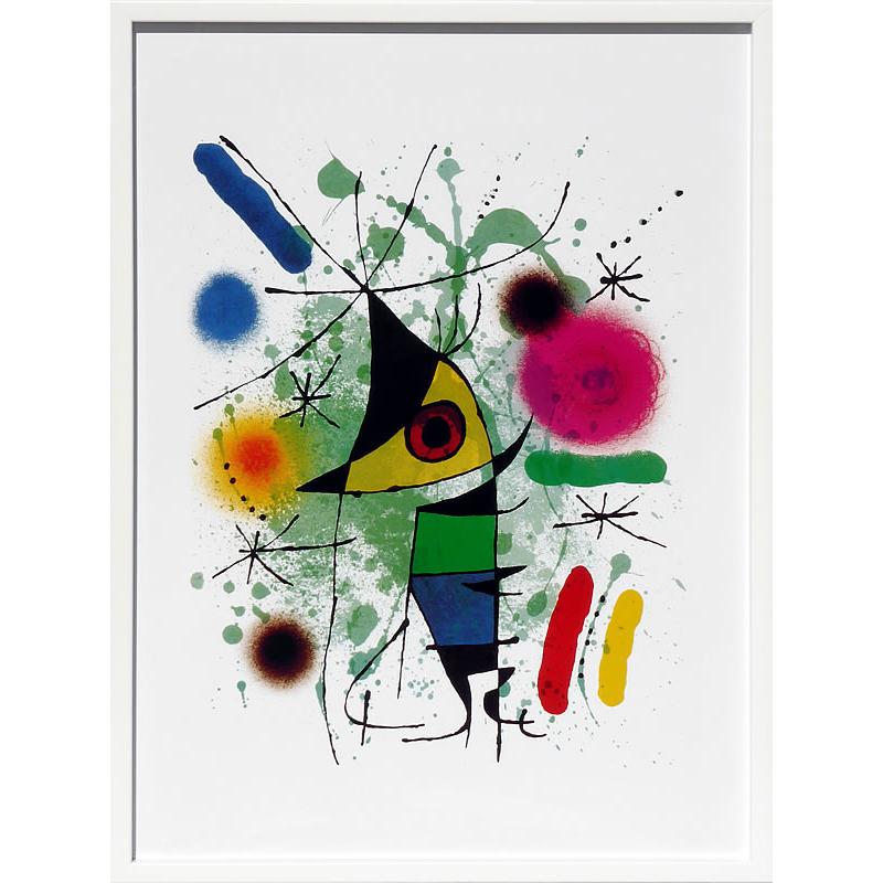 ジョアン・ミロ ポスター 額付き Joan Miro ジョアンミロ ポスター