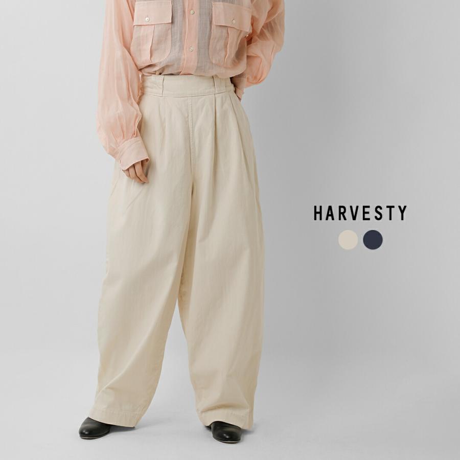 HARVESTY（ハーベスティ） デニム ワイド エッグパンツ a22601