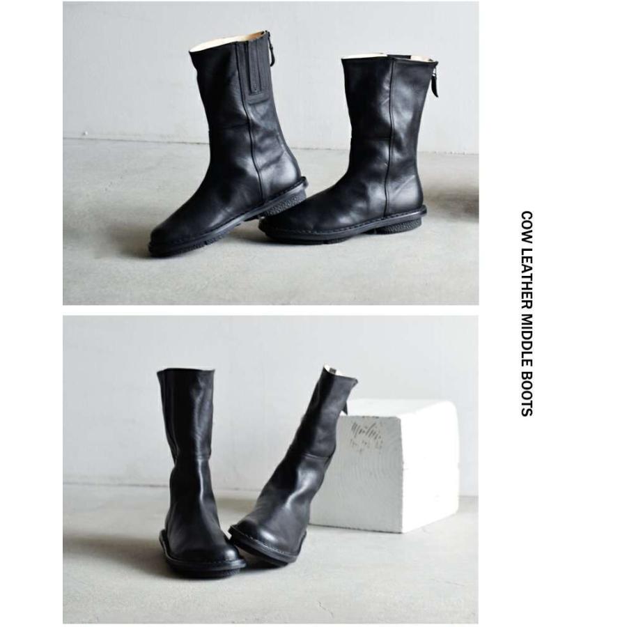 trippen（トリッペン） カウレザー ミドル ブーツ mid-boot-sat