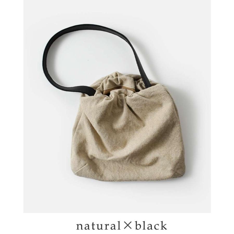 パーマネントエイジ Permanent Age コットン リネン×カウレザー