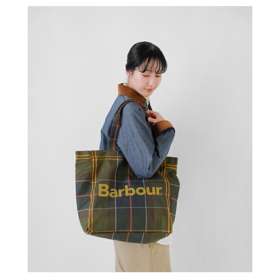 Barbour（バブアー） テルフィールド タータンチェック トートバッグ
