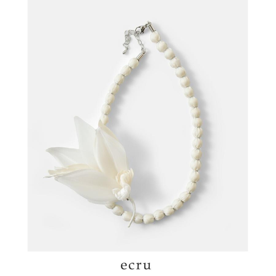 WHYTO（ホワイト） 2way シアーリーフ ネックレス ブローチ 2way sheer