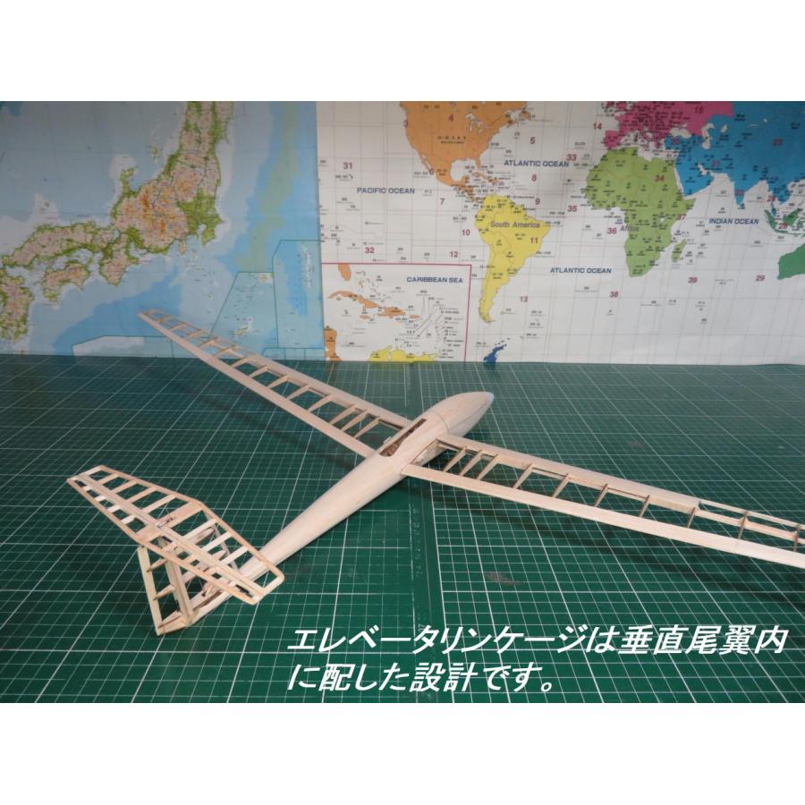 航空法規制外】「ASK21」モーターグライダー 重量50g 翼長850mm