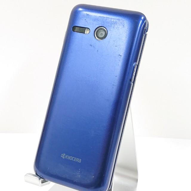 かんたんケータイ KYF41 au ロイヤルブルー 送料無料 即決 本体 c14477