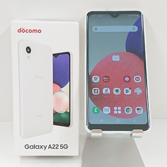 お値下げ！ 極美品 Galaxy A22 5G ホワイト SIMフリー Galaxy A セイ