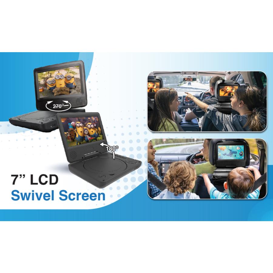 完全1年保証/3年延長可】 LASER レーザー DVD-PT-7D 7インチ