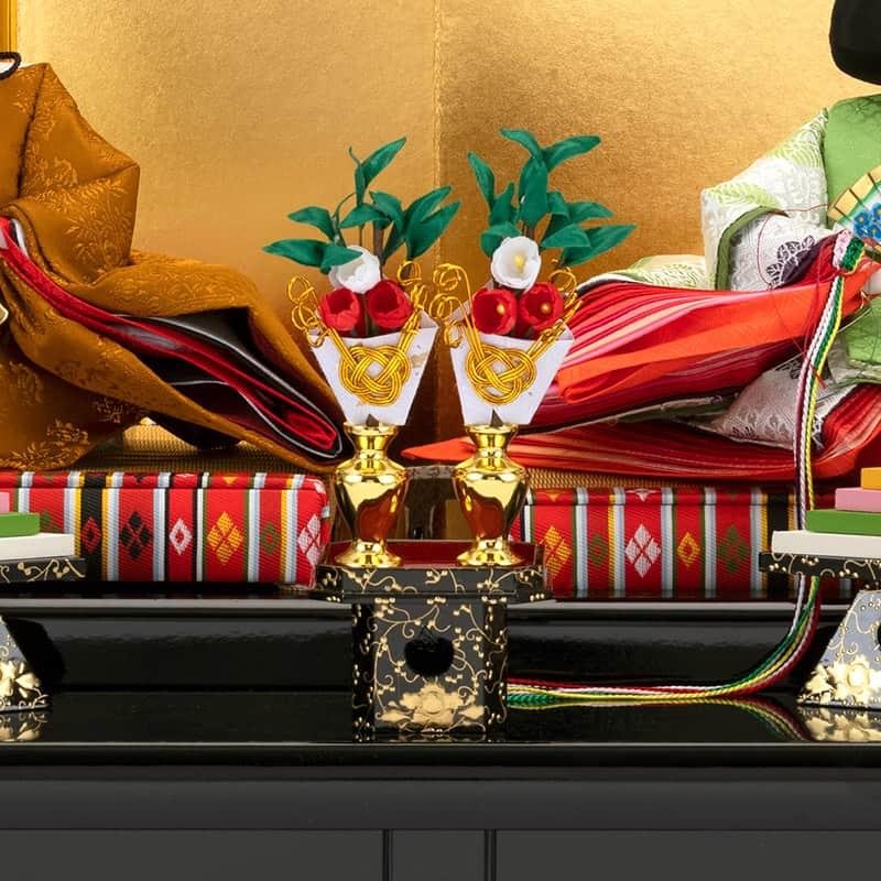 雛人形 久月 ひな人形 雛 平飾り 親王飾り 二世光匠作 令和即位雛 正絹