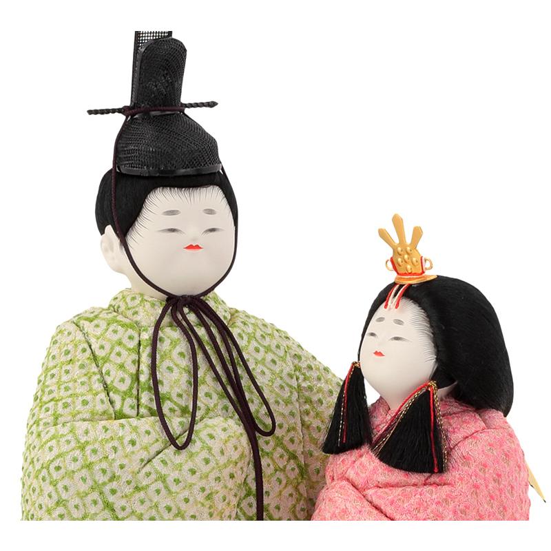 原孝洲 雛人形 コンパクト ひな人形 雛 木目込人形飾り ケース飾り