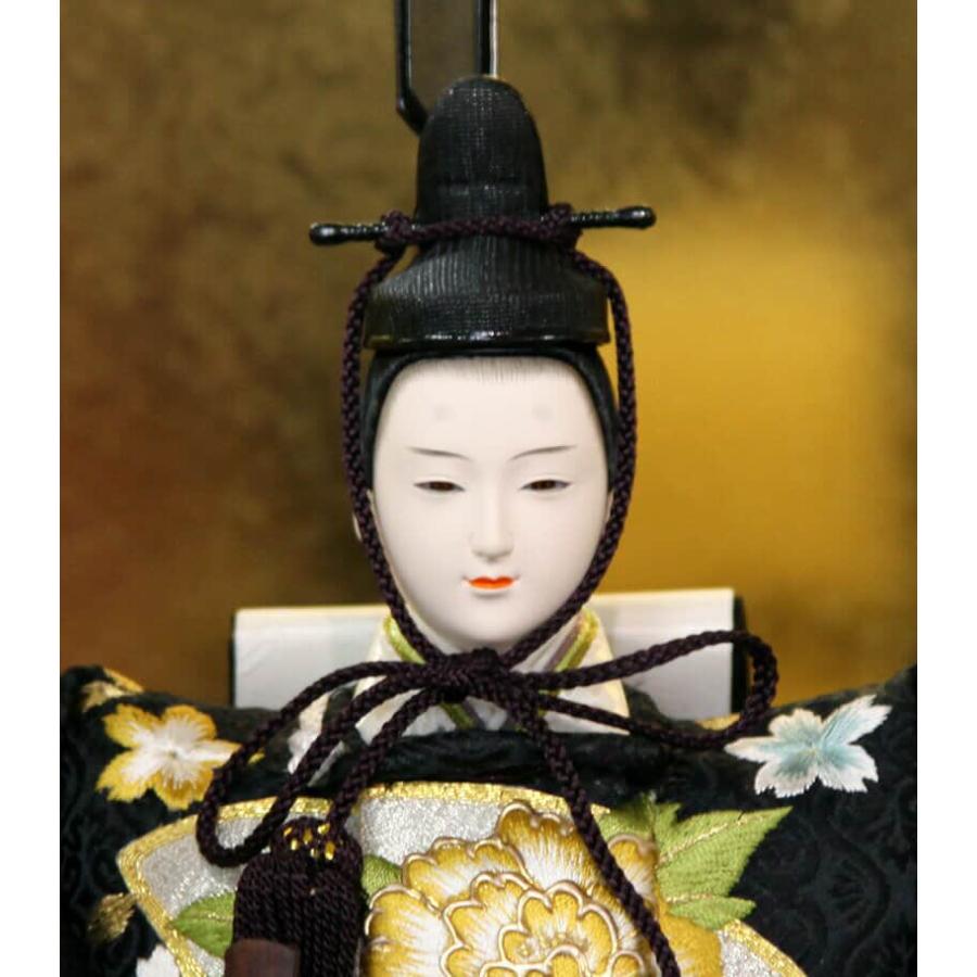 雛人形 久月 ひな人形 段飾り 五人飾り 銘木シリーズ 檜 華節の宴 刺繍