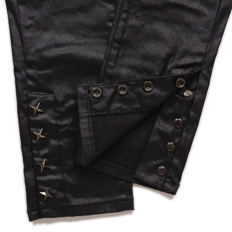 mnml（ミニマル） 爆買 デニムパンツ スキニー スリム 裾ジップ Gパン