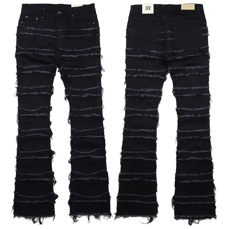 mnml（ミニマル） 爆買 デニムパンツ フレア スキニー ダメージ メンズ