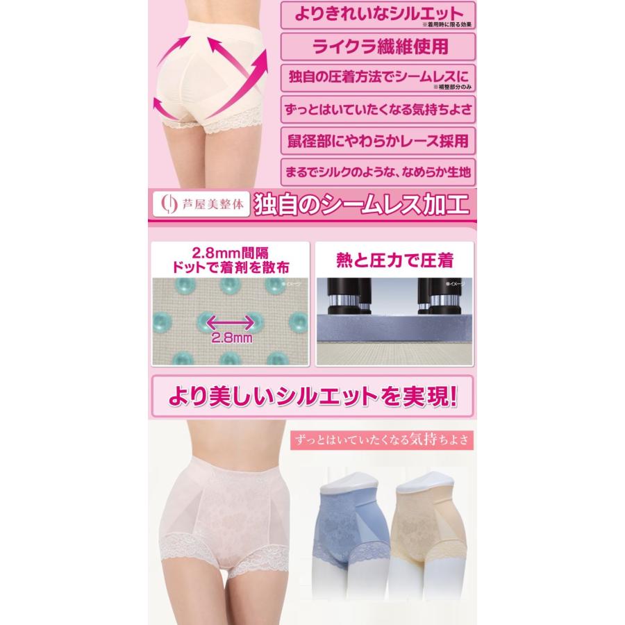 芦屋美整体 ガードル【旧モデル在庫処分品にて大特価】同色3枚組