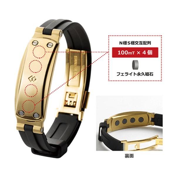 コラントッテ ブレスレット マグチタン GEO ゴールド&シルバー バンド