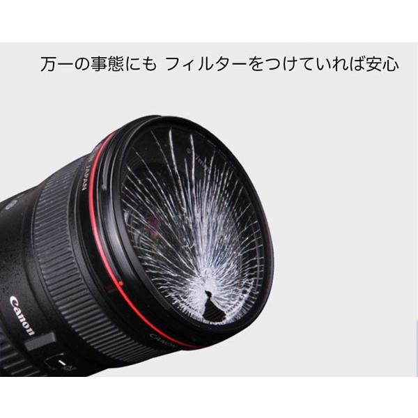 レンズフィルター UVフィルター マルチコートタイプ 52mm 一眼レフ