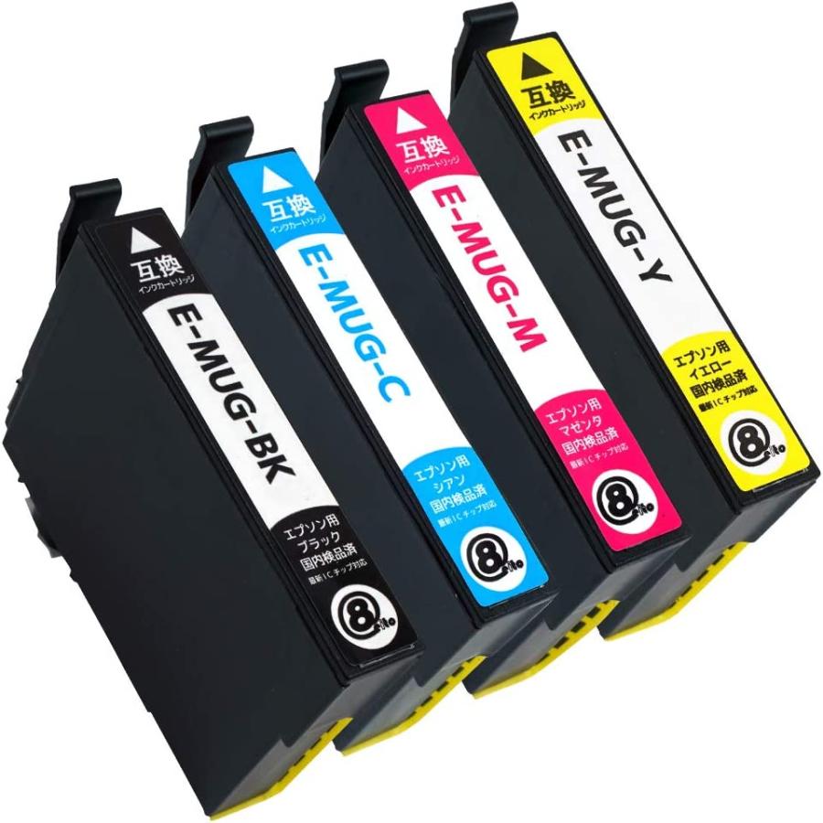 エプソン（EPSON） MUG-4CL 4色セット 互換インクカートリッジ