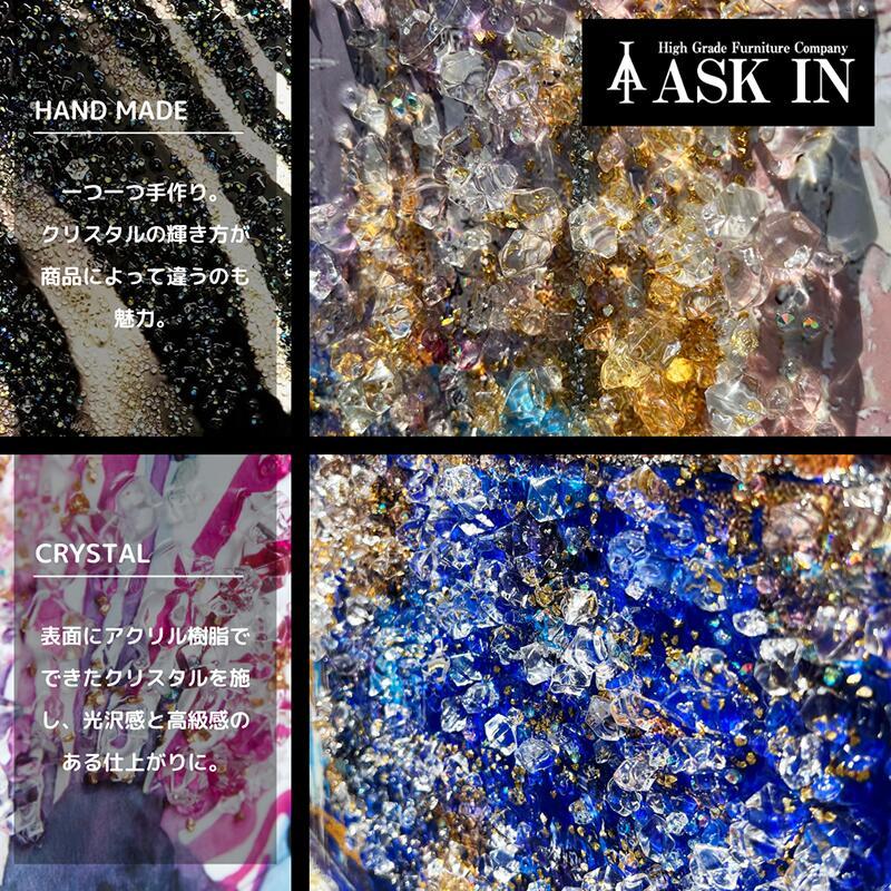 クリスタルアート アマガエル326 アートパネル 51x51cm 写真 おしゃれ