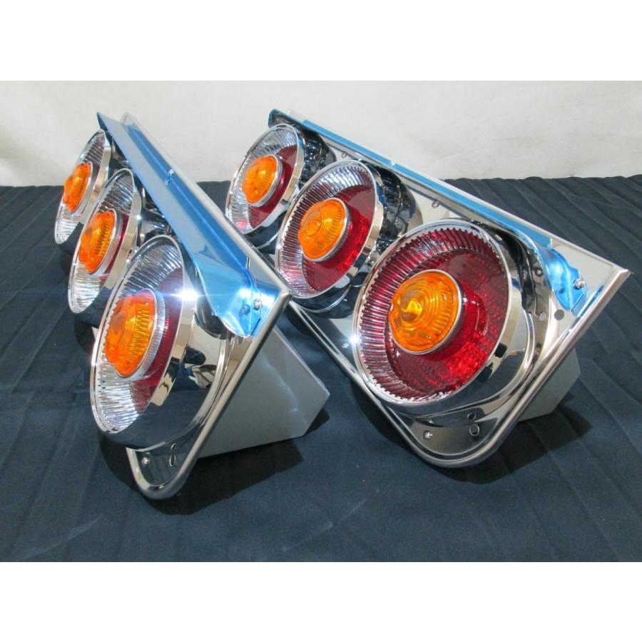 日本ボデーパーツ工業 JB 丸型スカイライン3連テールランプ 左右セット