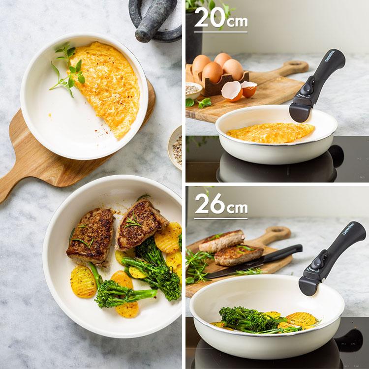 GREEN PAN（グリーンパン） クリックシェフ 《4点セット》 着脱式