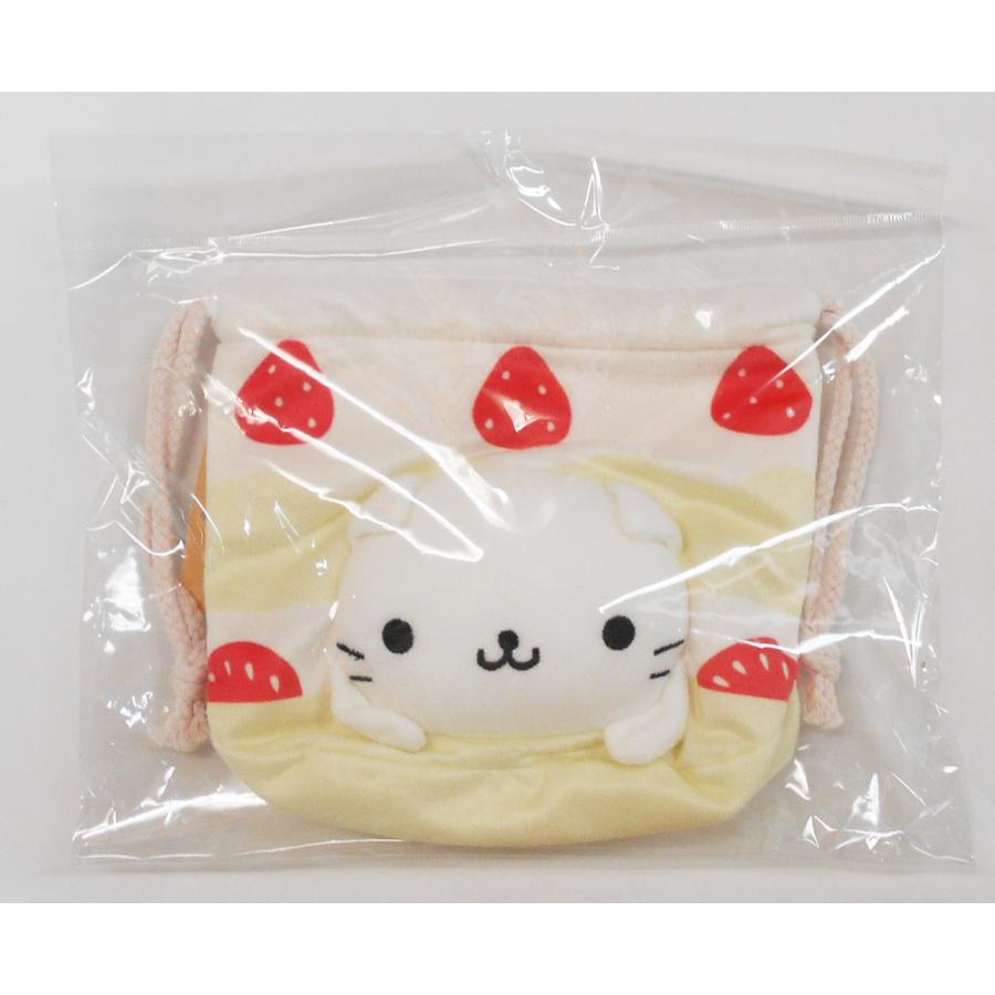 San-X（サンエックス） にゃんにゃんにゃんこ ぬいぐるみフェイス巾着