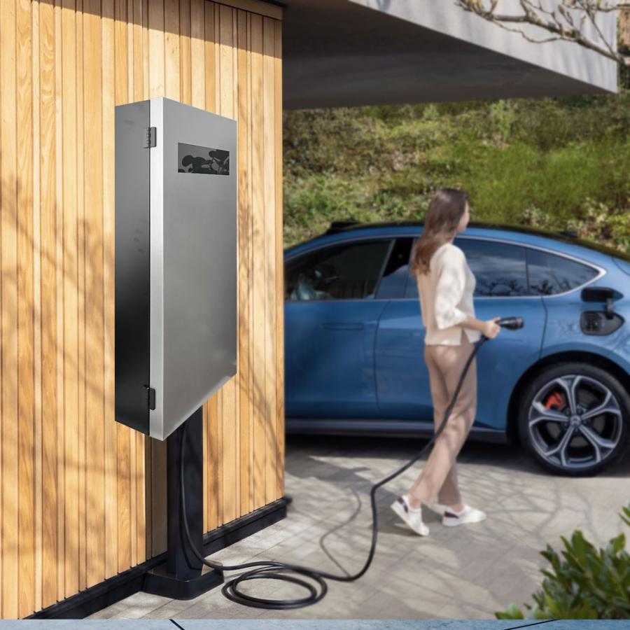 EV・PHEV用 充電ケーブル コンセント 収納ボックス 縦長タイプ収納