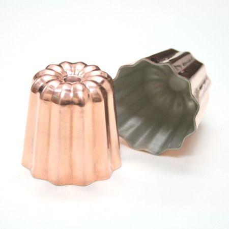 銅 カヌレ型 小 1個 銅製 爆買 : かっぱ橋 浅井商店 製菓製パン道具