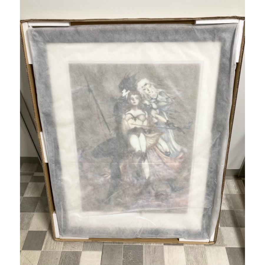 天野喜孝 トライアングル ミクスドメディア EA. 4/20 FF4 ファイナル