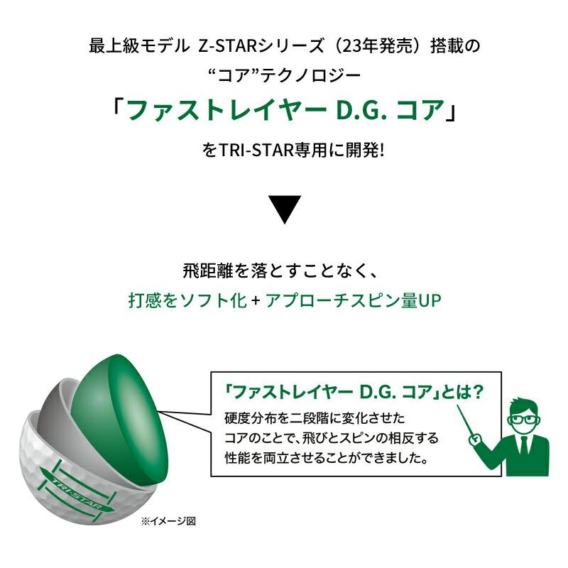 SRIXON 【即納】 3ダース スリクソン トライスター ロイヤルグリーン