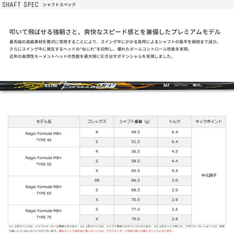 日本シャフト カスタム スリクソン ドライバー用スリーブ付きシャフト