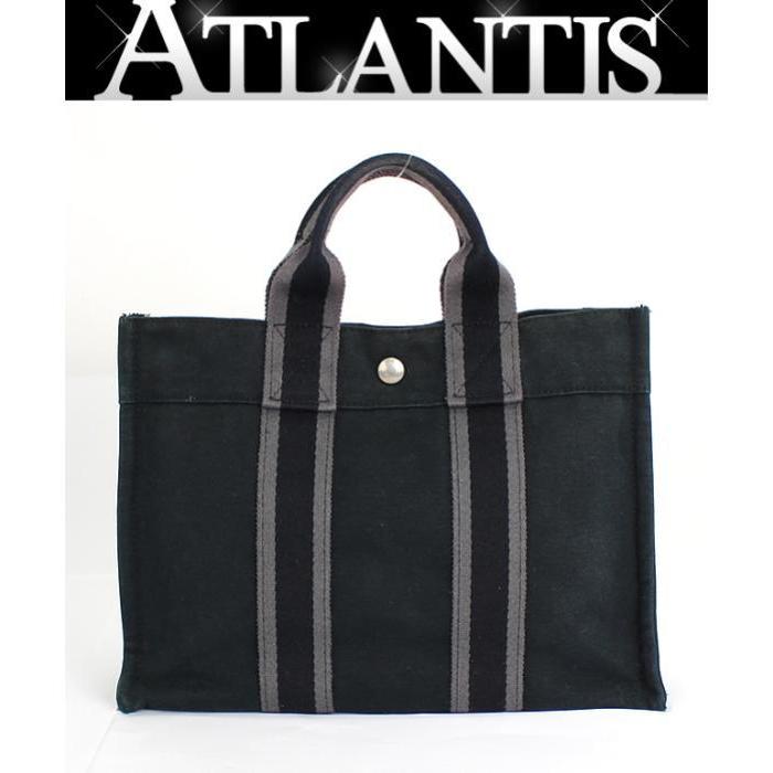 HERMES（エルメス） フールトゥPM ハンドバッグ ミニ トートバッグ 黒