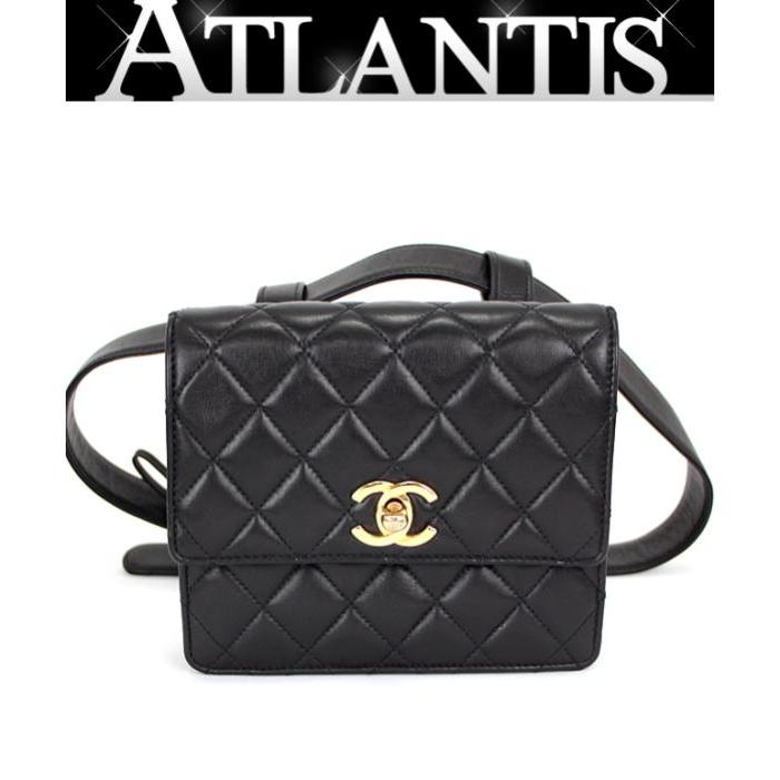 CHANEL（シャネル） SALE 美品 マトラッセ ウエストポーチ ラム
