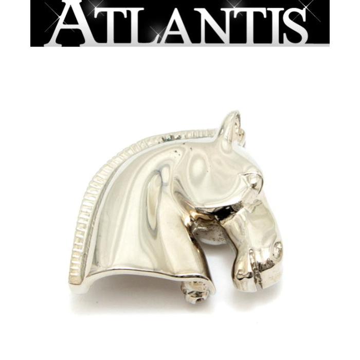 HERMES（エルメス） SALE 美品 ホースヘッド ブローチ シルバー