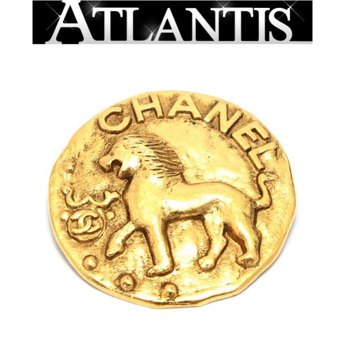 CHANEL（シャネル） 美品 ヴィンテージ ブローチ ライオン ゴールド 23