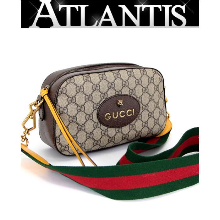 GUCCI（グッチ） 美品 シェリーライン GGスプリーム ショルダーバッグ