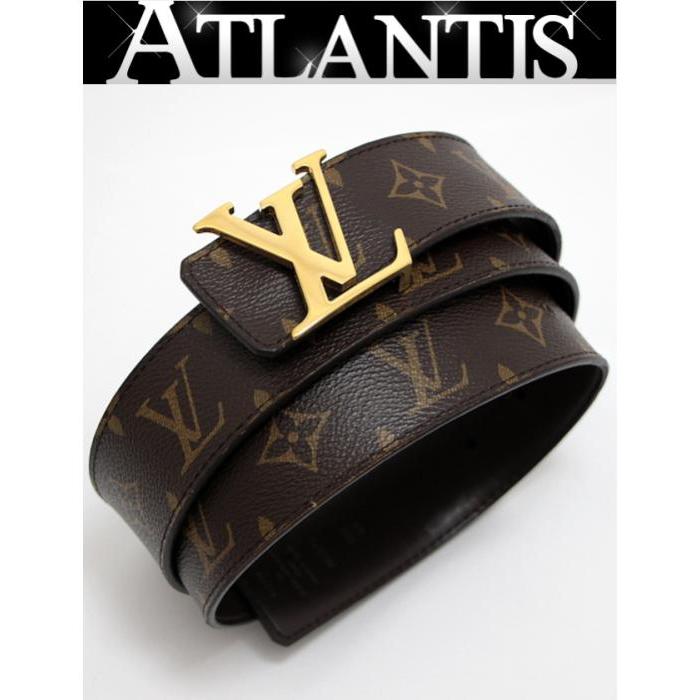 ルイヴィトン LOUIS VUITTON サンチュール LV イニシャル メンズベルト