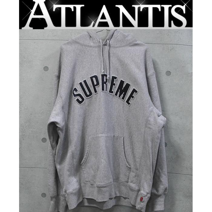 Supreme（シュプリーム） パールロゴ スウェット パーカー グレー size