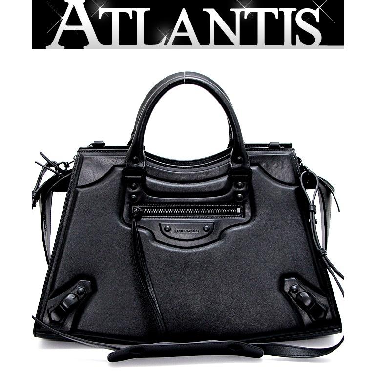 バレンシアガ BALENCIAGA クラシックネオシティ 2WAYバッグ 黒 レザー