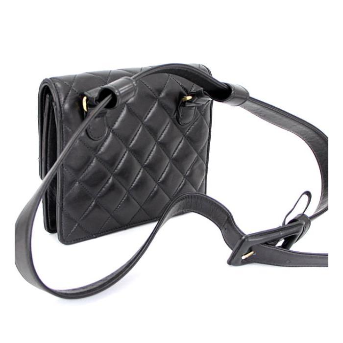 CHANEL（シャネル） SALE 美品 マトラッセ ウエストポーチ ラム