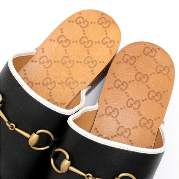 GUCCI×adidas グッチ×アディダス ロゴサンダル サボ GG柄ソール 黒