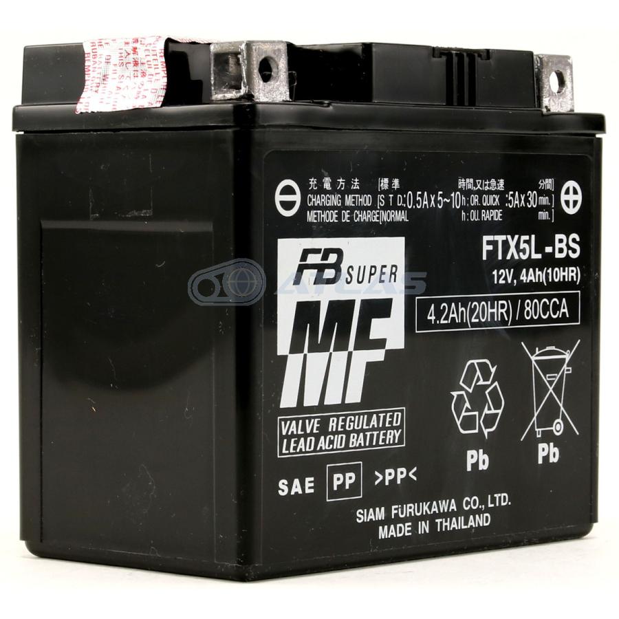 古河電池 バイク バッテリー FURUKAWA BATTERY FTX5L-BS 液入り充電