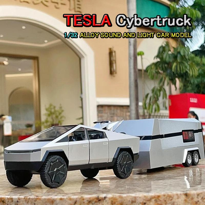 テスラ サイバートラック キャンピングトレーラー セット 1/32