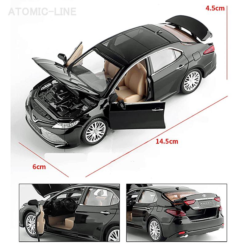 トヨタ（TOYOTA） カムリ CAMRY 1/32 ミニカー 全4色 ライト点灯 合金