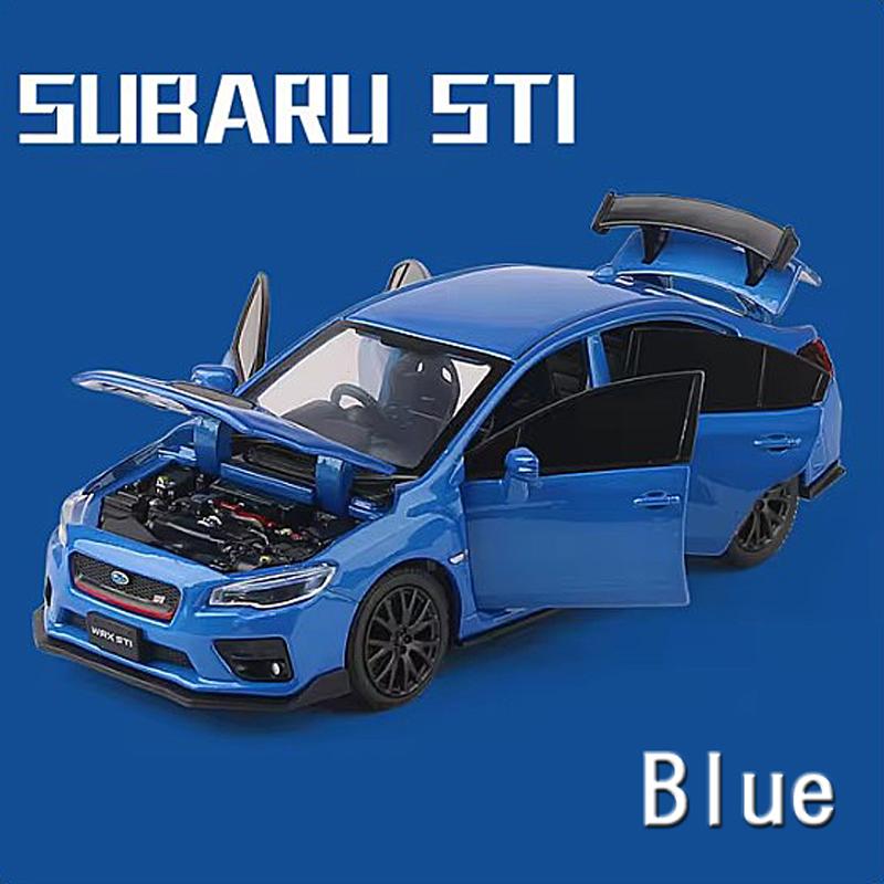 SUBARU（スバル） STI WRX 1/32 ミニカー 全4色 ライト点灯 合金モデル