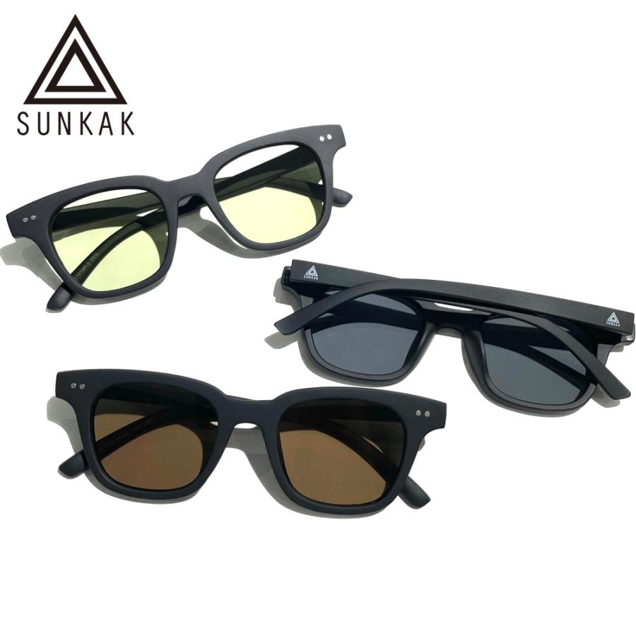 SUNKAK TYPE 2 MATT BLACK POLARIZED LENSES サングラス マット
