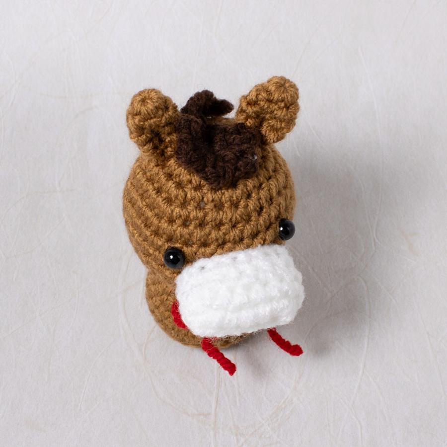 2026年干支 午 あみぐるみ うま 馬 毛糸 ぬいぐるみ 手作り 癒しグッズ