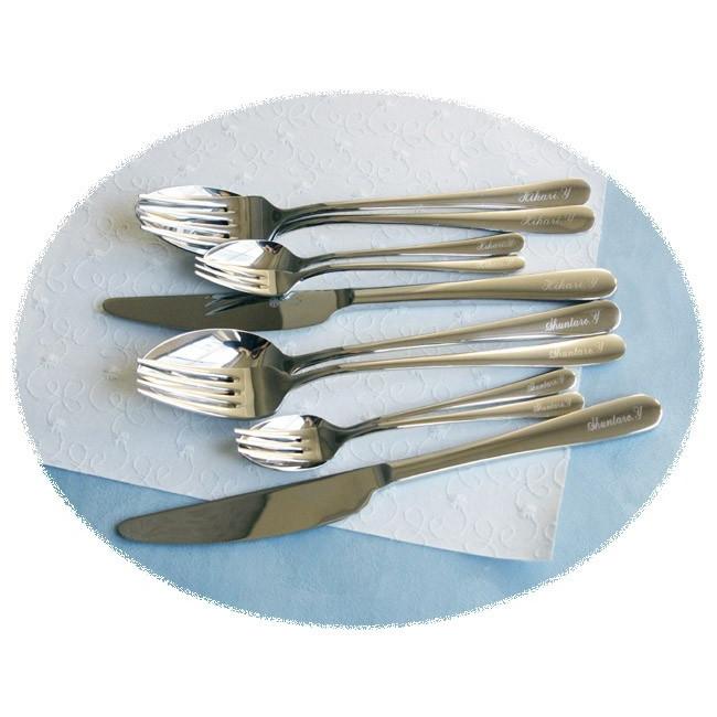 イニシャル ネーム 入り カトラリー ギフト セット 10pc スプーン